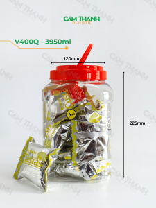 hũ vuông 4kg