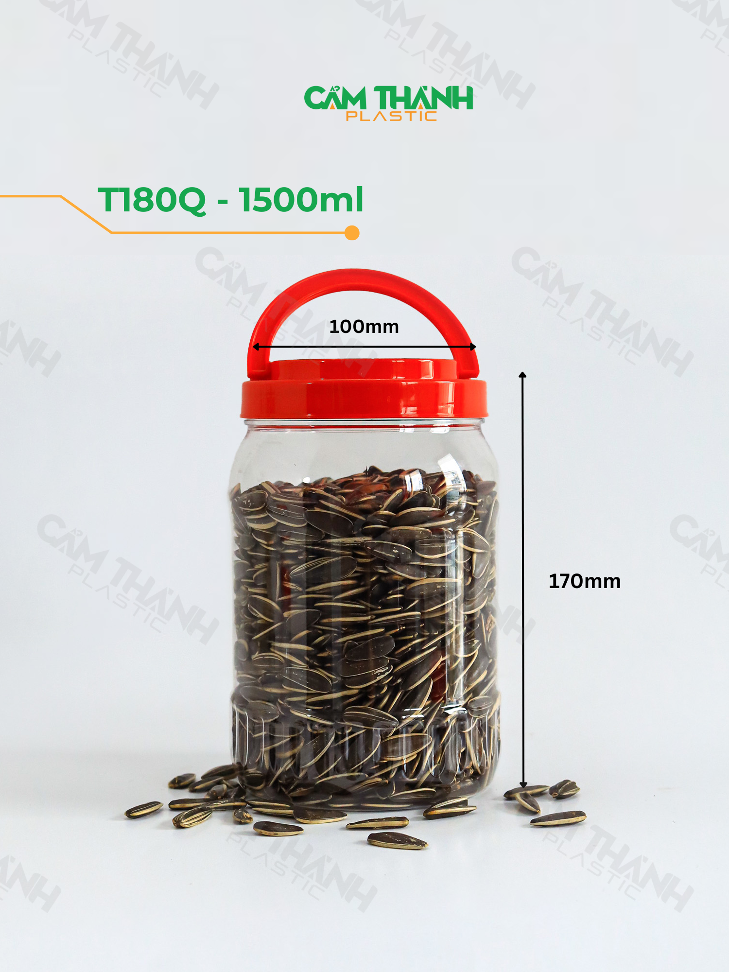 Hũ tròn 180 quai - T180Q-watermarked hũ nhựa thực phẩm