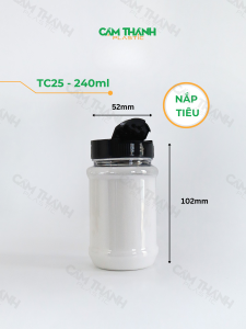hũ nhựa pet đựng gia vị
