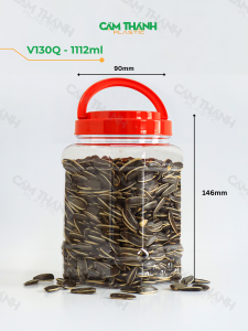 hũ nhựa vuông